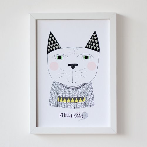 Affiche Knitty Kitty